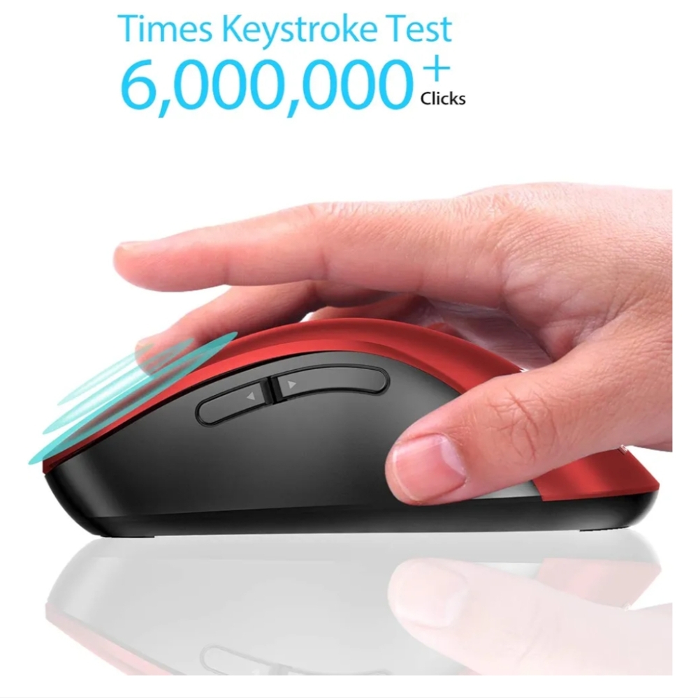 WIRELESS MOUSE, RED